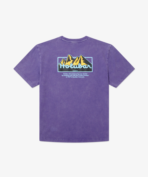 HOLUBAR(ホルバー)の「Mountain Graphic T-shirt Purple(Tシャツ/カットソー・メンズ・その他・MEDIUM/LARGE/X-LARGE)」の2枚目の写真