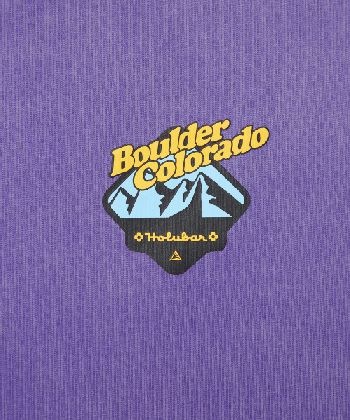HOLUBAR(ホルバー)の「Mountain Graphic T-shirt Purple(Tシャツ/カットソー・メンズ・その他・MEDIUM/LARGE/X-LARGE)」の4枚目の写真