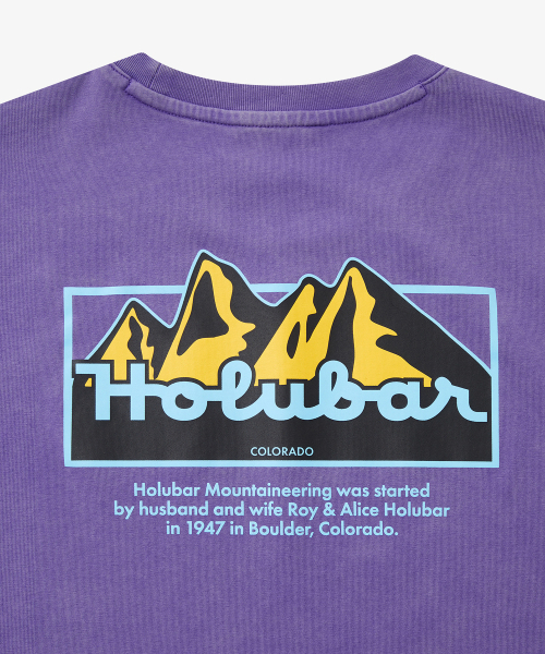 HOLUBAR(ホルバー)の「Mountain Graphic T-shirt Purple(Tシャツ/カットソー・メンズ・その他・MEDIUM/LARGE/X-LARGE)」の8枚目の写真