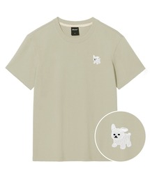 マルチーズ刺繍半袖