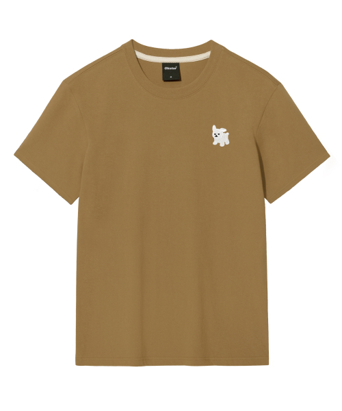 OKSTAR(オクスター)の「マルチーズ刺繍半袖(Tシャツ/カットソー・レディース・グレー/ライトグレー/ダークブルー/ダークグリーン/ライトベージュ/カーキ/クリーム/ホワイト/ダークグレー/ネイビー/ブラック・2XL/LARGE/X-LARGE/3XL/MEDIUM/SMALL/4XL)」の18枚目の写真