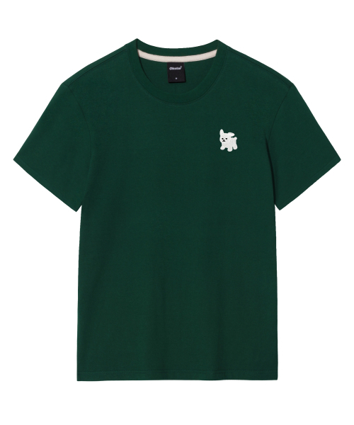 OKSTAR(オクスター)の「マルチーズ刺繍半袖(Tシャツ/カットソー・レディース・グレー/ライトグレー/ダークブルー/ダークグリーン/ライトベージュ/カーキ/クリーム/ホワイト/ダークグレー/ネイビー/ブラック・2XL/LARGE/X-LARGE/3XL/MEDIUM/SMALL/4XL)」の19枚目の写真