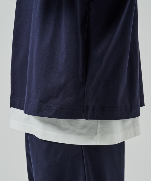 N.HOOLYWOOD(N.ハリウッド)の「【N.HOOLYWOOD】2251-BL09-022 BLOUSON(ノーカラージャケット・メンズ・ライトグレー/ネイビー/ブラック・38)」の7枚目の写真
