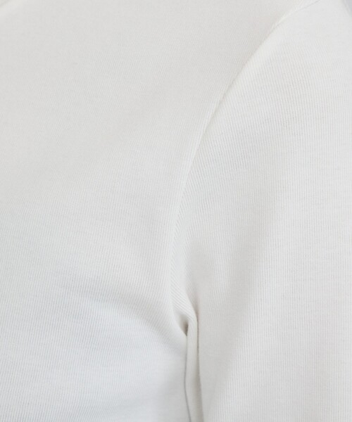 qualite(カリテ)の「【コットン100%】サイロプレミアムフライスTシャツ(Tシャツ/カットソー・レディース・オフホワイト/ブラウン/ブラック/オレンジ系その他・フリー)」の21枚目の写真