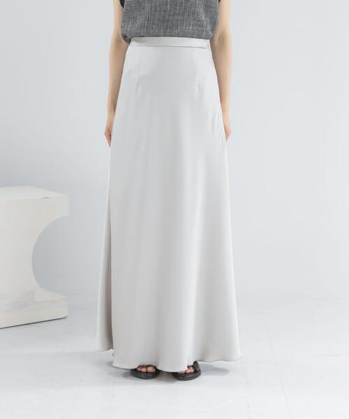 URBAN RESEARCH ROSSO WOMEN(アーバンリサーチ ロッソ)の「接触冷感 吸水速乾 サテンスカート(スカート・レディース・ブラック/ベージュ系その他・36/38)」の13枚目の写真