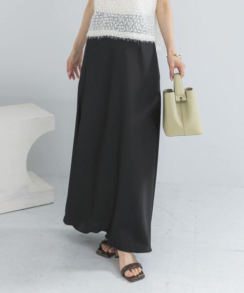 URBAN RESEARCH ROSSO WOMEN(アーバンリサーチ ロッソ)の「接触冷感 吸水速乾 サテンスカート(スカート・レディース・ブラック/ベージュ系その他・36/38)」の19枚目の写真