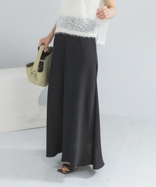 URBAN RESEARCH ROSSO WOMEN(アーバンリサーチ ロッソ)の「接触冷感 吸水速乾 サテンスカート(スカート・レディース・ブラック/ベージュ系その他・36/38)」の20枚目の写真