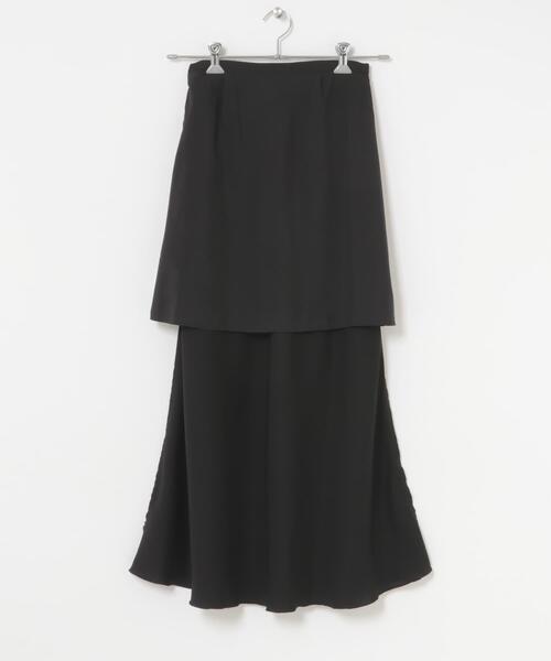 URBAN RESEARCH ROSSO WOMEN(アーバンリサーチ ロッソ)の「接触冷感 吸水速乾 サテンスカート(スカート・レディース・ブラック/ベージュ系その他・36/38)」の5枚目の写真