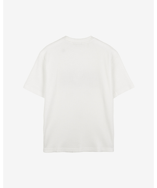INEXCIS（イネクシス）の「ユーポワッフルTシャツ (ホワイト)（Tシャツ/カットソー・メンズ・その他・FREE）」の6枚目の写真
