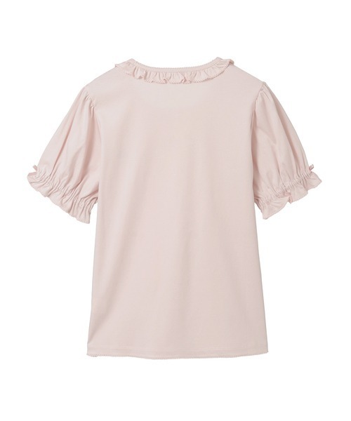 PINK HOUSE(ピンクハウス)の「ロゴプリントパフスリーブカットソー(Tシャツ/カットソー・レディース・ホワイト/ピンク/ブラック・MEDIUM/LARGE)」の5枚目の写真