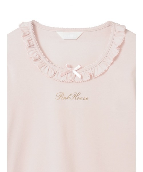 PINK HOUSE(ピンクハウス)の「ロゴプリントパフスリーブカットソー(Tシャツ/カットソー・レディース・ホワイト/ピンク/ブラック・MEDIUM/LARGE)」の6枚目の写真