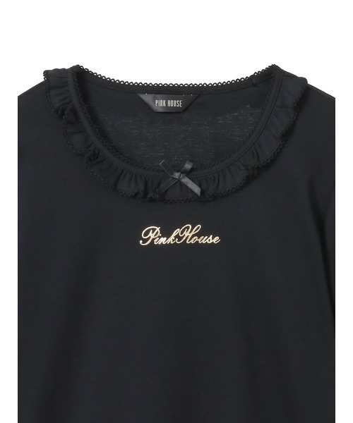 PINK HOUSE(ピンクハウス)の「ロゴプリントパフスリーブカットソー(Tシャツ/カットソー・レディース・ホワイト/ピンク/ブラック・MEDIUM/LARGE)」の12枚目の写真