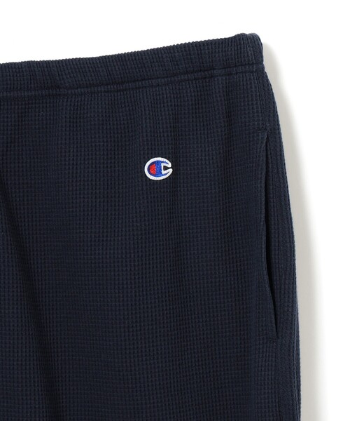 Champion(チャンピオン)の「【別注】Champion / サーマル パンツ(スウェットパンツ・メンズ・ブラック/ネイビー・SMALL/X-LARGE/LARGE/MEDIUM)」の5枚目の写真