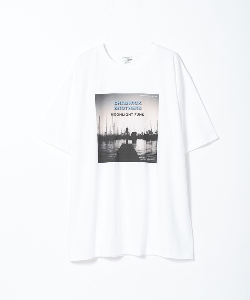 ARTCHIVES MALIBU(アートカイブス マリブ)の「【 Chadwick Products / チャドウィック プロダクツ 】MOONLIGHT FUNK TEE(Tシャツ/カットソー・メンズ・ホワイト/チャコールグレー・S/M/L/XL)」の2枚目の写真