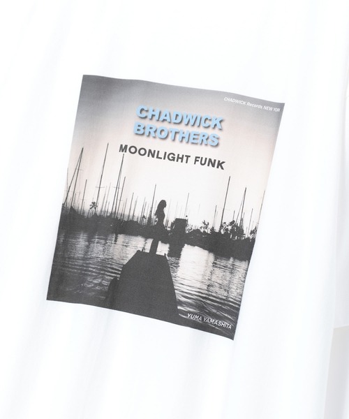 ARTCHIVES MALIBU(アートカイブス マリブ)の「【 Chadwick Products / チャドウィック プロダクツ 】MOONLIGHT FUNK TEE(Tシャツ/カットソー・メンズ・ホワイト/チャコールグレー・S/M/L/XL)」の3枚目の写真