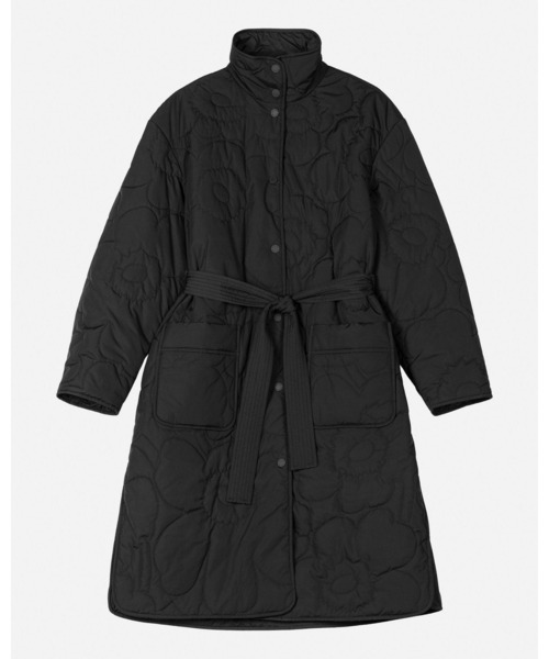 marimekko(マリメッコ)の「【バナー掲載特典付】Kolppi Piirto Unikko / coat(ダウンジャケット/コート・レディース・ブラック・LARGE/MEDIUM/SMALL/X-SMALL/XX-SMALL)」の4枚目の写真