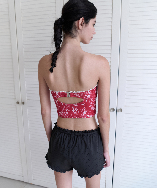 ANDNEEDS（アンドニーズ）の「Ella frill half pants (black)（その他パンツ・レディース・その他・FREE）」の4枚目の写真