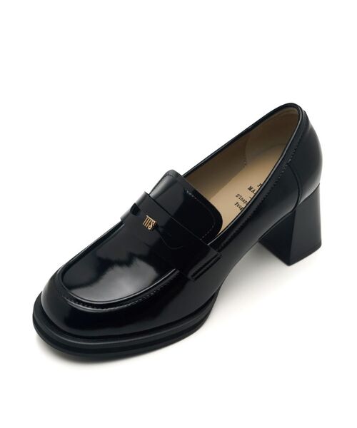 APIED MARCHE(アピエド マルシェ)の「Tames ソフトレザー ローファー 7cm -PM3024 (2カラー)(ローファー・レディース・ブラック/ダークブラウン・22.5cm/23cm/23.5cm/24cm/24.5cm/25cm)」の2枚目の写真