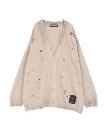 TATTERED KNIT カーディガン