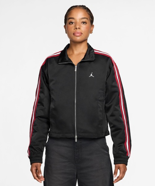 JORDAN BRAND(ジョーダンブランド)の「ジョーダン ブルックリン ウィメンズ トラックジャケット / Jordan Brooklyn Women's Track Jacket IM6842-010 Black(ブルゾン・レディース・ブラック・XS/XL/S/M/L)」の1枚目の写真