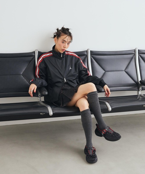 JORDAN BRAND(ジョーダンブランド)の「ジョーダン ブルックリン ウィメンズ トラックジャケット / Jordan Brooklyn Women's Track Jacket IM6842-010 Black(ブルゾン・レディース・ブラック・XS/XL/S/M/L)」の7枚目の写真