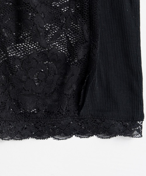 PRANK PROJECT(プランクプロジェクト)の「【2026Autumn Pre-Order】2WAYパネルレーストップス / 2-Way Panel Lace Top(その他トップス・レディース・ブラック/ホワイト・FREE)」の18枚目の写真