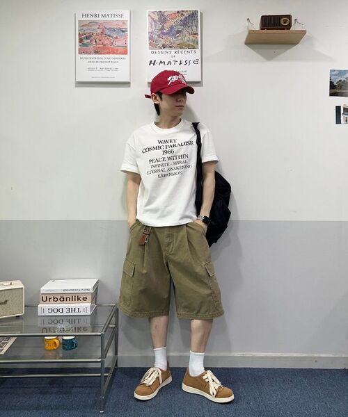 KANEITEI（カネイテイ）の「[ヒョンキム x KNT] コズミッククロップショートスリーブ (ネイビー)（Tシャツ/カットソー・メンズ・ネイビー・MEDIUM/LARGE/X-LARGE）」の3枚目の写真