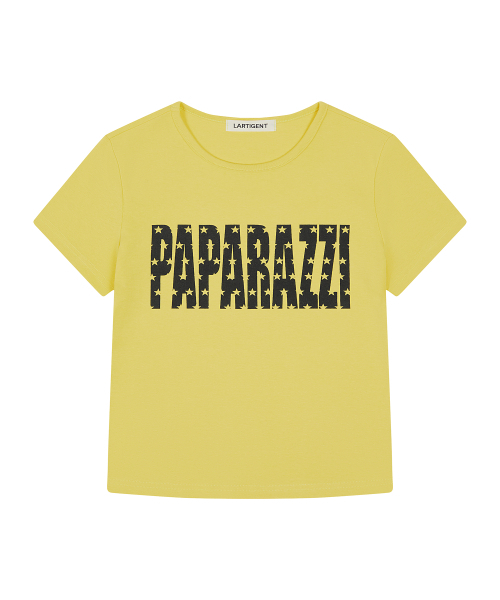 LARTIGENT(ラーティゼン)の「L25 PAPARAZZI T-SHIRT(YELLOW)(Tシャツ/カットソー・レディース・その他・FREE)」の3枚目の写真