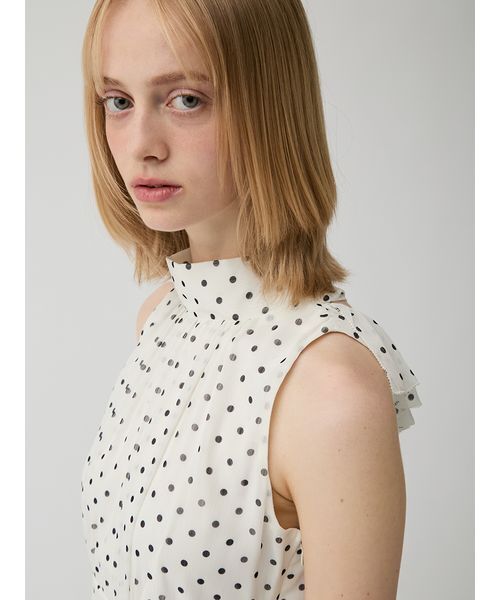 LILY BROWN(リリーブラウン)の「シフォンアメスリワンピース(ワンピース・レディース・ホワイト/ライトブルー/ネイビー・0/1)」の11枚目の写真