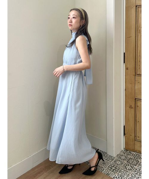 LILY BROWN(リリーブラウン)の「シフォンアメスリワンピース(ワンピース・レディース・ホワイト/ライトブルー/ネイビー・0/1)」の21枚目の写真