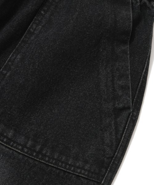 STENDS（ステンズ）の「[M~4XL] フェティグバンディングデニムパンツ_ブラック（デニムパンツ・レディース・その他・XXXX-LARGE/XX-LARGE/XXX-LARGE/MEDIUM/LARGE）」の6枚目の写真