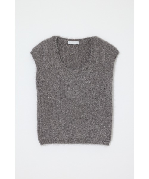 MOUSSY(マウジー)の「【26年AW新作】SCOOP NECK SHAGGY BABY ニット(ニット/セーター・レディース・グレー/ネイビー/ベージュ・FREE)」の12枚目の写真