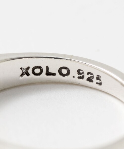 XOLO(ショロ)の「<XOLO>シグネット リング THIN(リング・メンズ・シルバー・L/M)」の4枚目の写真