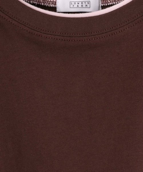 LOWRYS FARM(ローリーズファーム)の「ハイショクドロストSS 1054068(Tシャツ/カットソー・レディース・ブラウン/ブラック/アイボリー・FREE)」の17枚目の写真