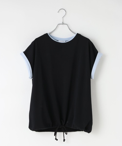 LOWRYS FARM(ローリーズファーム)の「ハイショクドロストSS 1054068(Tシャツ/カットソー・レディース・ブラウン/ブラック/アイボリー・FREE)」の5枚目の写真
