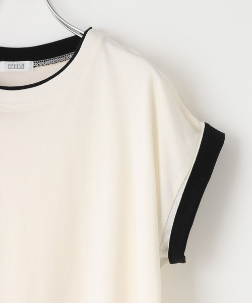 LOWRYS FARM(ローリーズファーム)の「ハイショクドロストSS 1054068(Tシャツ/カットソー・レディース・ブラウン/ブラック/アイボリー・FREE)」の8枚目の写真