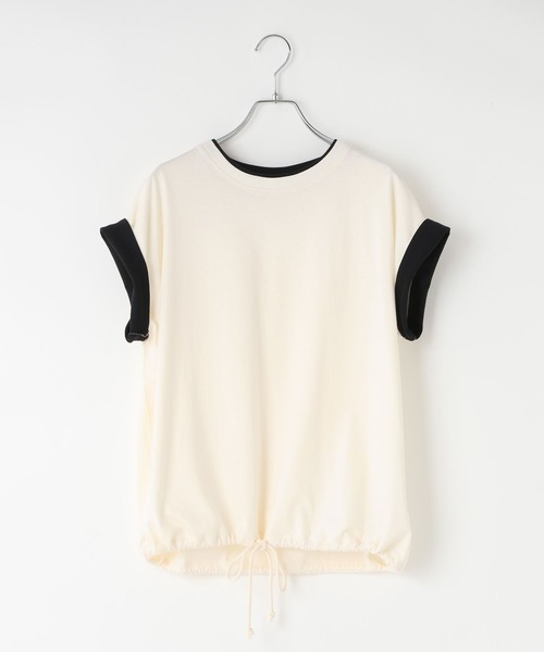 LOWRYS FARM(ローリーズファーム)の「ハイショクドロストSS 1054068(Tシャツ/カットソー・レディース・ブラウン/ブラック/アイボリー・FREE)」の13枚目の写真