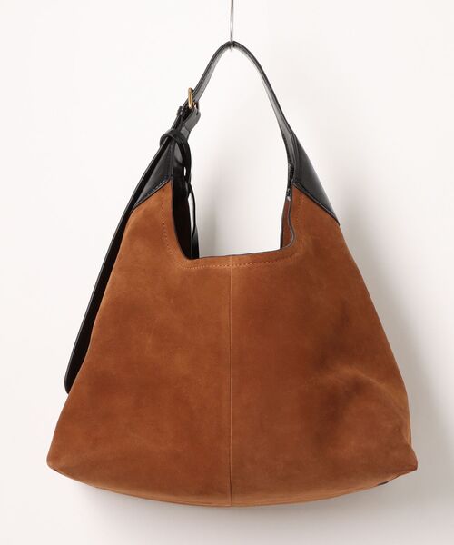 MARC JACOBS(マークジェイコブス)の「THE BELTED SUEDE SACK BAG/ザ ベルテッド スエード サック バッグ(ショルダーバッグ・レディース・ブラウン・ONE SIZE)」の6枚目の写真
