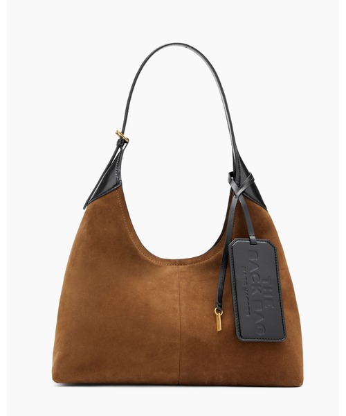 MARC JACOBS(マークジェイコブス)の「THE BELTED SUEDE SACK BAG/ザ ベルテッド スエード サック バッグ(ショルダーバッグ・レディース・ブラウン・ONE SIZE)」の1枚目の写真