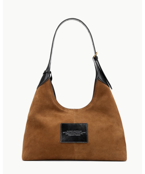 MARC JACOBS(マークジェイコブス)の「THE BELTED SUEDE SACK BAG/ザ ベルテッド スエード サック バッグ(ショルダーバッグ・レディース・ブラウン・ONE SIZE)」の3枚目の写真