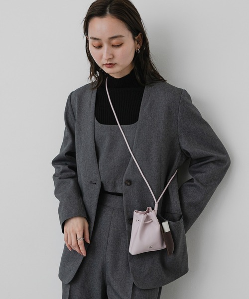SENSE OF PLACE by URBAN RESEARCH(センスオブプレイスバイアーバンリサーチ)の「リップケースツキキンチャクネックストラップ(ショルダーバッグ・レディース・キャメル/ピンク/ブラック・ONE)」の10枚目の写真