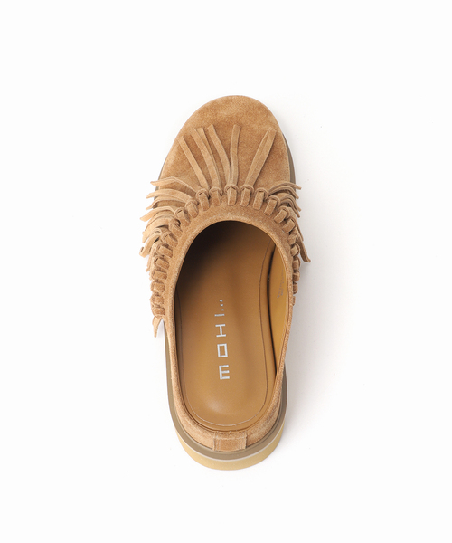 MOHI（モヒ）の「MOHI/ モヒ FRINGE クロッグ（その他シューズ・レディース・キャメル/ベージュ・23cm/24.5cm/24cm/23.5cm）」の16枚目の写真