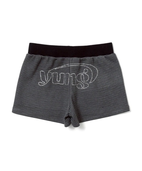 younger song（ヤンガーソング）の「yung logo rhinestone thermal micro shorts（その他パンツ・メンズ・Black/ボルドー/PINK/White・MEDIUM/SMALL）」の4枚目の写真