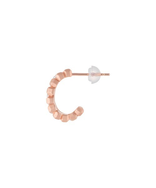 CANAL 4℃(カナルヨンドシー)の「【AUTUMN COLLECTION】シルバー カーブ ピアス(ピアス(両耳用)・レディース・ピンクゴールド・FREE)」の2枚目の写真