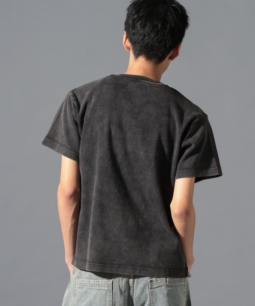 LAND MUSEUM(ランドミュージアム)の「LAND MUSEUM/ナポレオンヘンリーネックTシャツ(Tシャツ/カットソー・メンズ・スモーク/ブラック・LARGE/MEDIUM)」の4枚目の写真