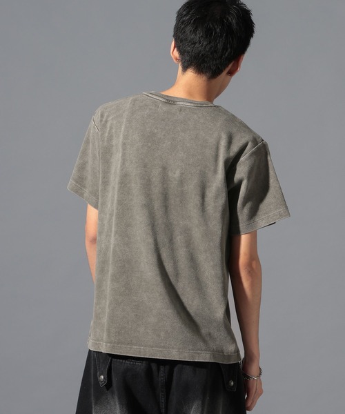 LAND MUSEUM(ランドミュージアム)の「LAND MUSEUM/ナポレオンヘンリーネックTシャツ(Tシャツ/カットソー・メンズ・スモーク/ブラック・LARGE/MEDIUM)」の10枚目の写真