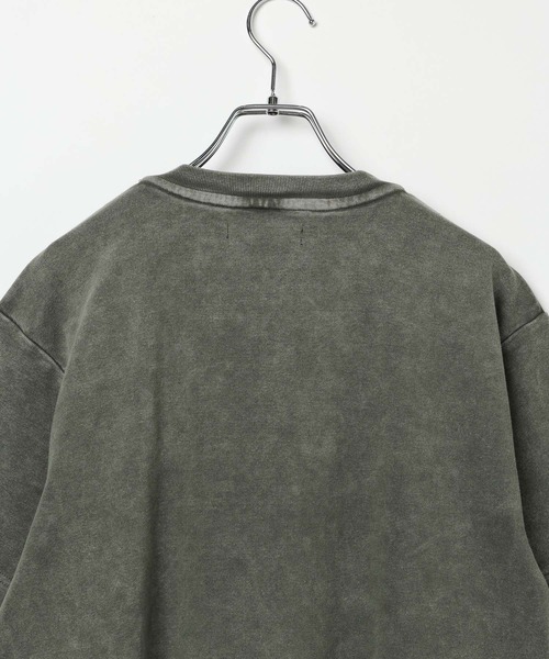 LAND MUSEUM(ランドミュージアム)の「LAND MUSEUM/ナポレオンヘンリーネックTシャツ(Tシャツ/カットソー・メンズ・スモーク/ブラック・LARGE/MEDIUM)」の17枚目の写真