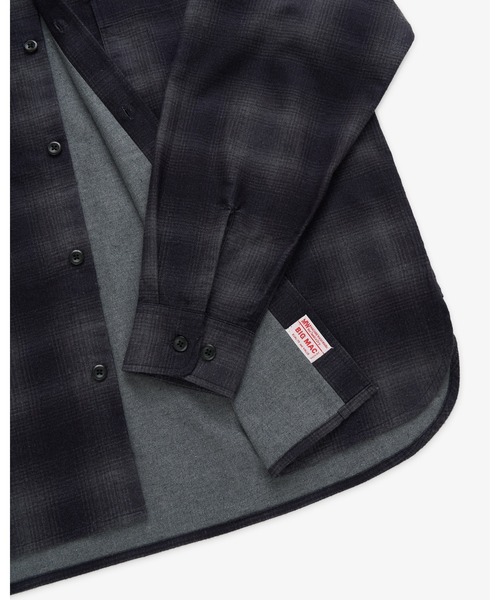 FRONT 11201(フロントワンワントゥーオーワン)の「REDE × BIGMAC Flannel Shirt(シャツ/ブラウス・メンズ・ブラック/グレー/ブラック×グレー・XL/L/M/S)」の9枚目の写真