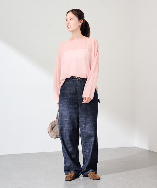 FRAMeWORK(フレームワーク)の「UNION HERCULES/ユニオンヘラクレス MADE work pants ノンウォッシュ(その他パンツ・レディース・ネイビー・MEDIUM/SMALL)」の2枚目の写真
