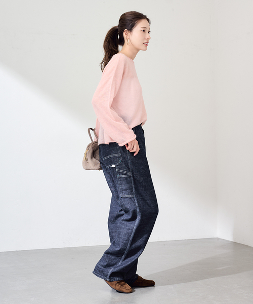 FRAMeWORK(フレームワーク)の「UNION HERCULES/ユニオンヘラクレス MADE work pants ノンウォッシュ(その他パンツ・レディース・ネイビー・MEDIUM/SMALL)」の3枚目の写真